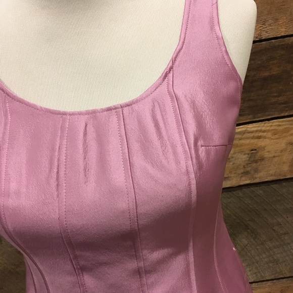 ❌SOLD❌Rickie Freeman Teri Jon pink silk gazar - Picture 6 of 8